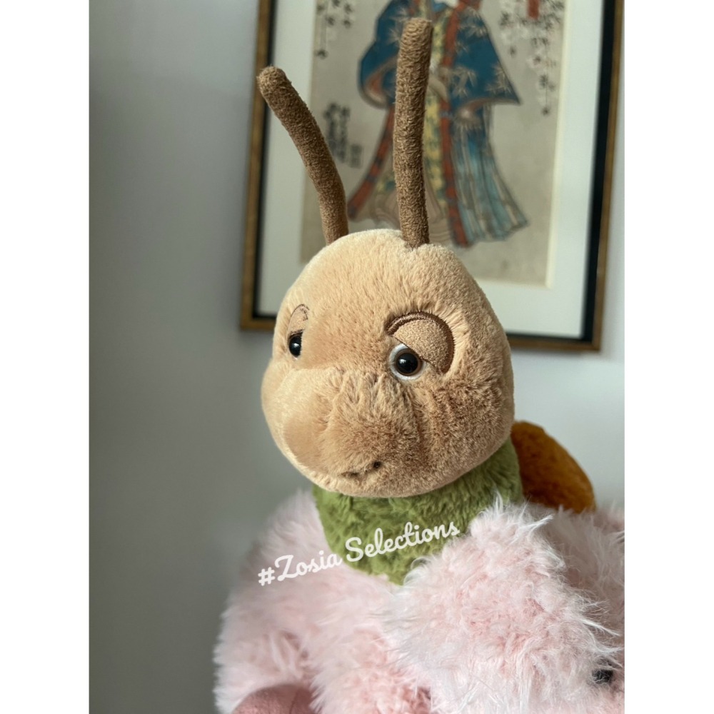 🇫🇷法國直送 Jellycat Figgy Caterpillar 慵懶的毛毛蟲 ✨稀有款 絕版 退休款 娃娃玩偶-細節圖6