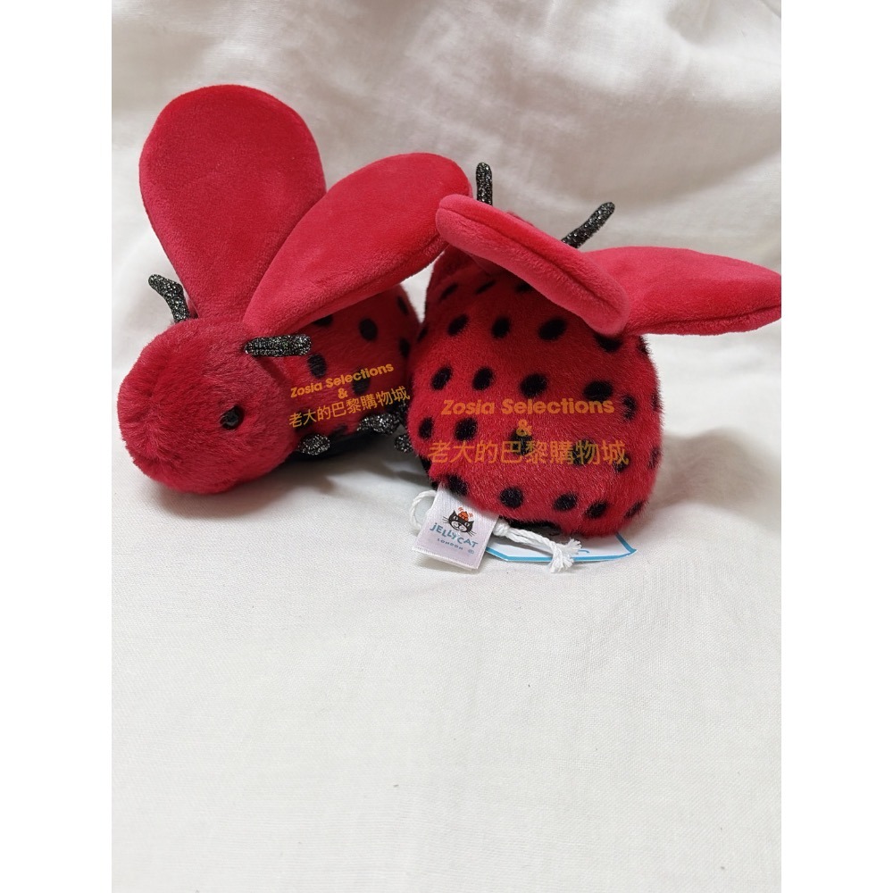 🇫🇷法國直送 Jellycat 愛心翅膀瓢蟲 Loulou Love Bug 絕版 退休款 瓢蟲娃娃玩偶-細節圖2