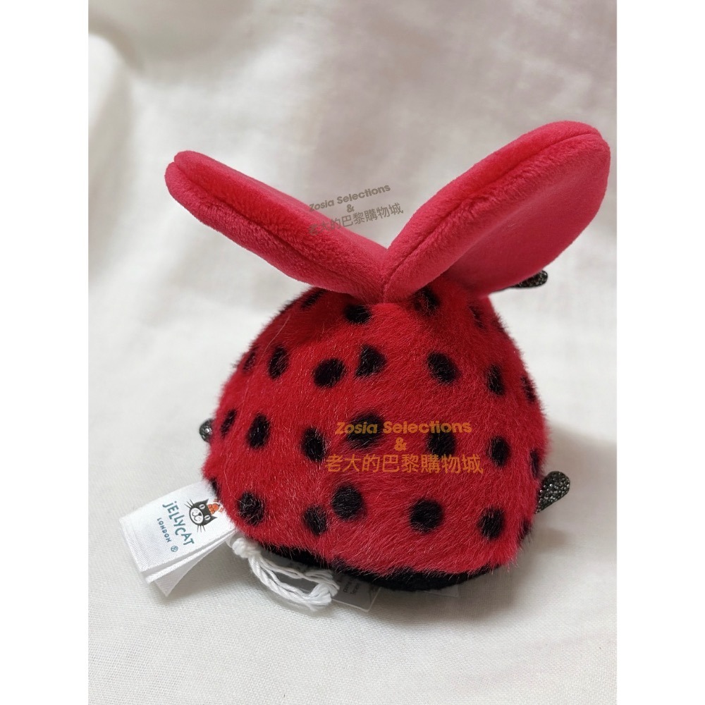 🇫🇷法國直送 Jellycat 愛心翅膀瓢蟲 Loulou Love Bug 絕版 退休款 瓢蟲娃娃玩偶-細節圖4
