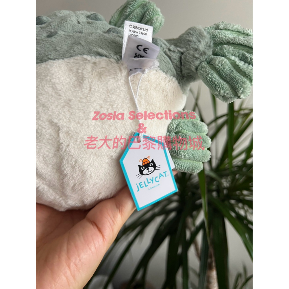 🇫🇷法國直送 Jellycat 脹氣的河豚 Pacey Pufferfish 絕版河豚 退休款娃娃-細節圖2