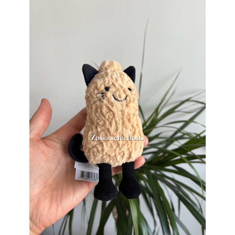 🇫🇷法國直送 Jellycat 貓咪花生 Amuseables Peanut＇Cat＇花生貓咪 萬聖節搞怪娃娃玩偶-細節圖2