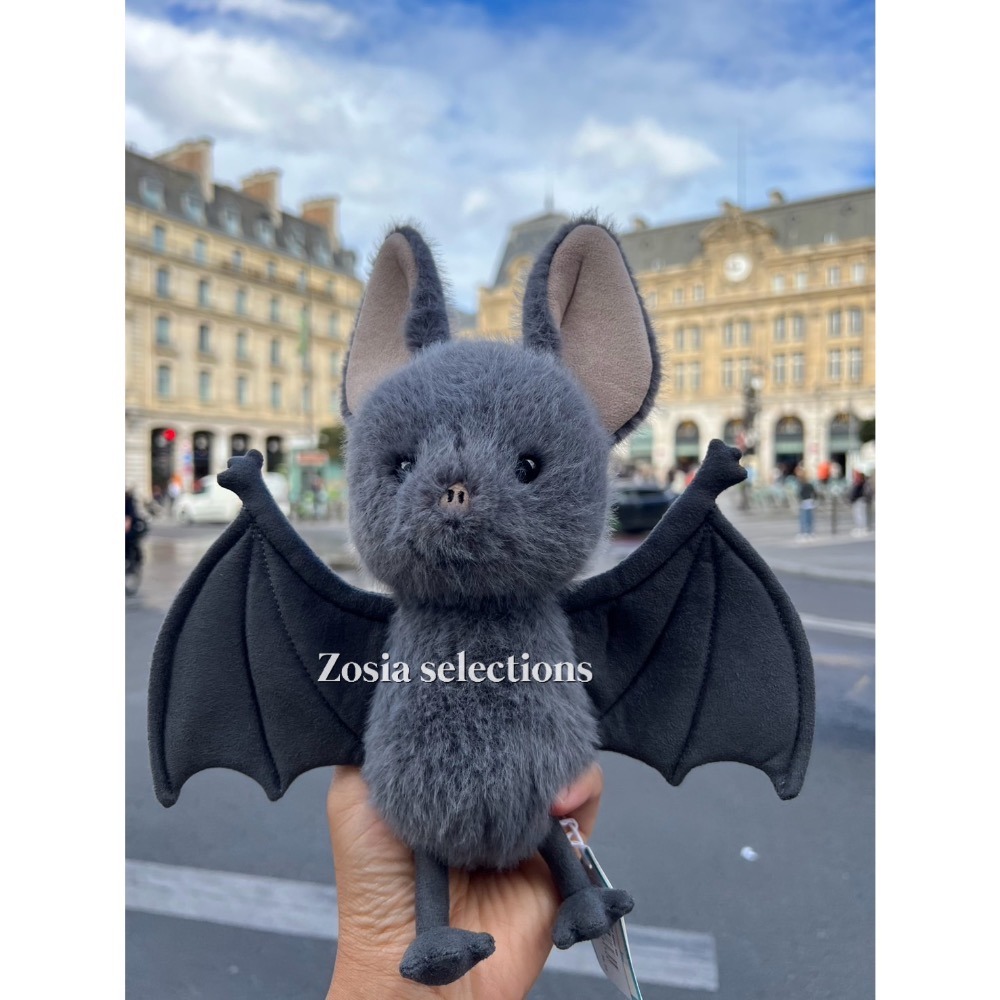 🇫🇷法國直送 Jellycat 蝙蝠 Broox Bat 萬聖節搞怪 娃娃玩偶-細節圖4