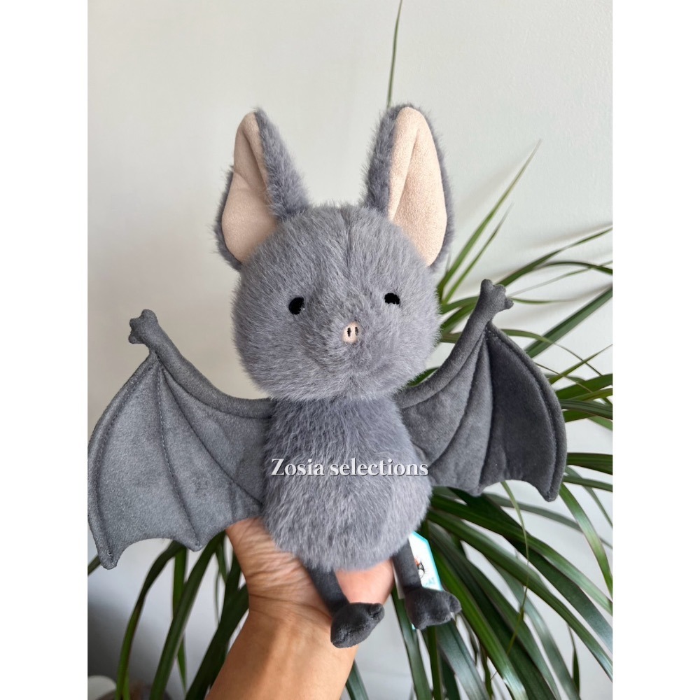 🇫🇷法國直送 Jellycat 蝙蝠 Broox Bat 萬聖節搞怪 娃娃玩偶-細節圖5