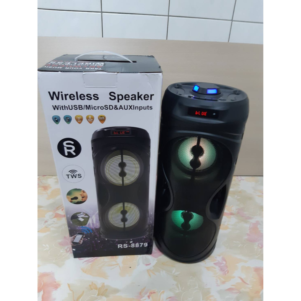 現貨 四寸雙喇叭大功率10W音響 戶外教學 卡拉ok必備 藍芽喇叭 音箱 重低音喇叭 戶外音響-細節圖4