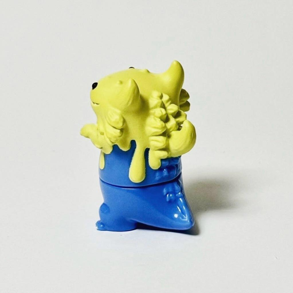 𝗠𝗘𝗗𝗜𝗖𝗢𝗠 𝗧𝗢𝗬 𝗩𝗔𝗚 𝗦𝟳 𝗧𝟵𝗚 × 𝗦𝗵𝗼𝗸𝗼 𝗡𝗮𝗸𝗮𝘇𝗮𝘄𝗮 山椒龍寶寶 藍黃 設計師玩具 軟膠 扭蛋-細節圖7
