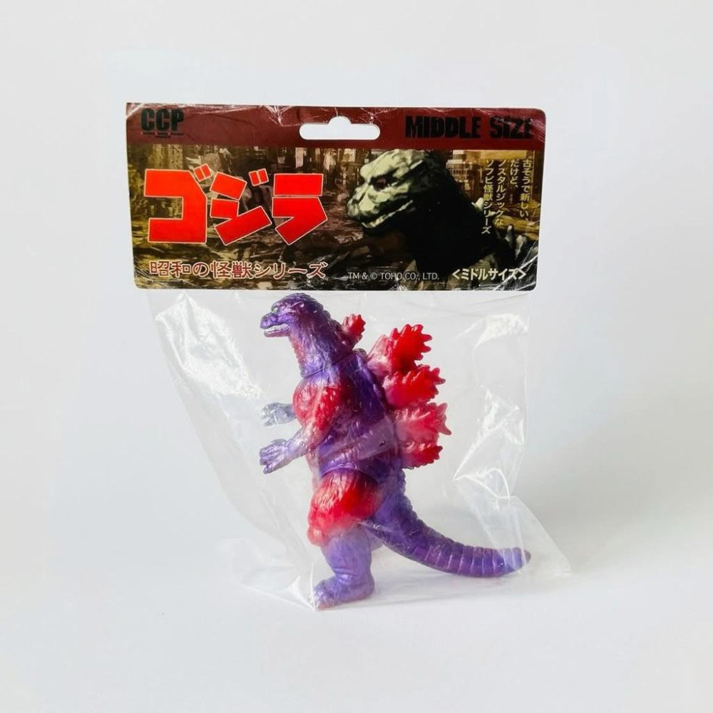 𝗖𝗖𝗣 ミドルサイズシリーズ ゴジラ(𝟭𝟵𝟵𝟱) レッドパープル 紅蓮哥吉拉 紅紫色𝗩𝗲𝗿. 東寶 怪獸 軟膠玩具 特攝-細節圖2