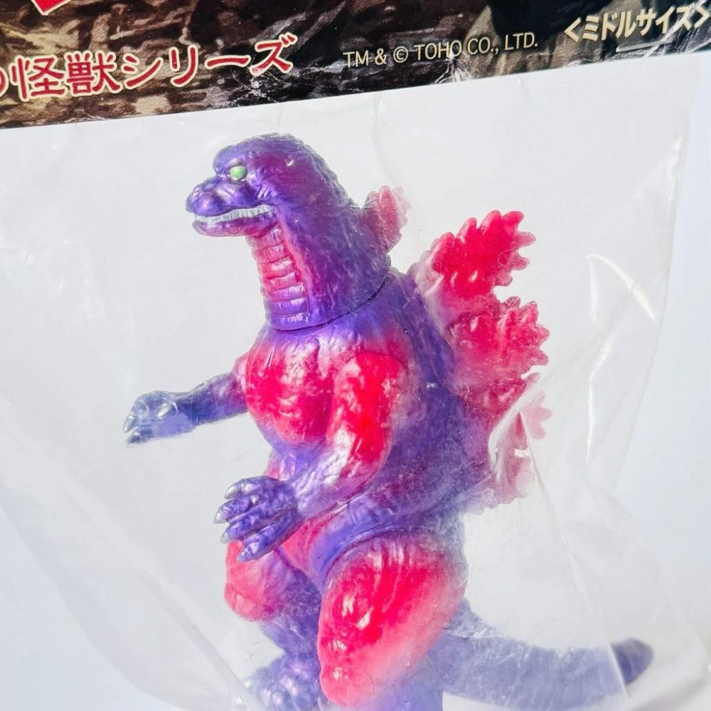 𝗖𝗖𝗣 ミドルサイズシリーズ ゴジラ(𝟭𝟵𝟵𝟱) レッドパープル 紅蓮哥吉拉 紅紫色𝗩𝗲𝗿. 東寶 怪獸 軟膠玩具 特攝-細節圖3
