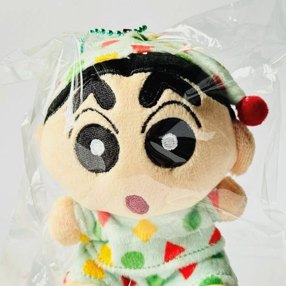 双葉社｜𝗙𝗨𝗧𝗔𝗕𝗔𝗦𝗛𝗔 クレヨンしんちゃん ぬいぐるみマスコット パジャマしんちゃん 蠟筆小新 睡衣小新 娃娃 吊飾-細節圖3