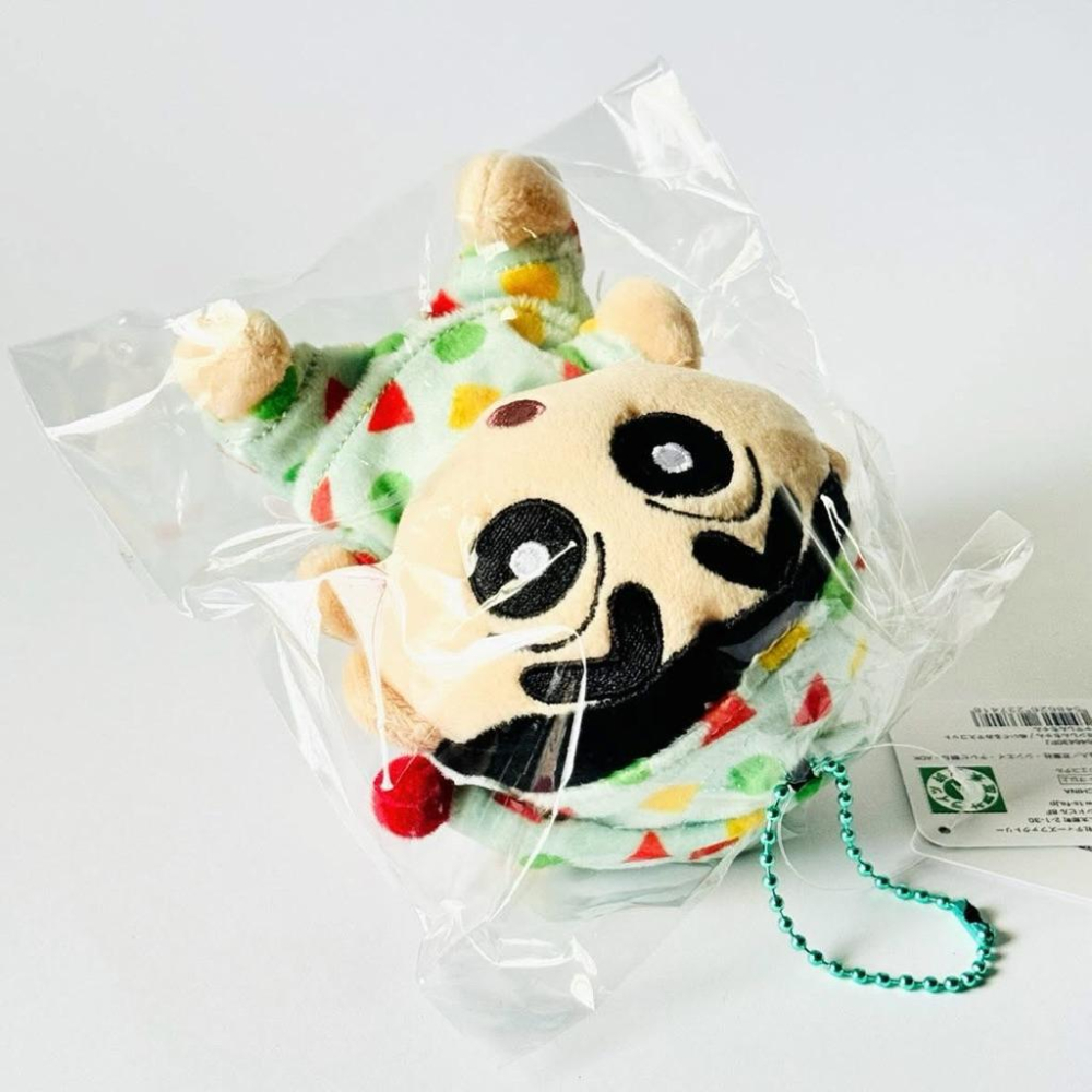 双葉社｜𝗙𝗨𝗧𝗔𝗕𝗔𝗦𝗛𝗔 クレヨンしんちゃん ぬいぐるみマスコット パジャマしんちゃん 蠟筆小新 睡衣小新 娃娃 吊飾-細節圖5