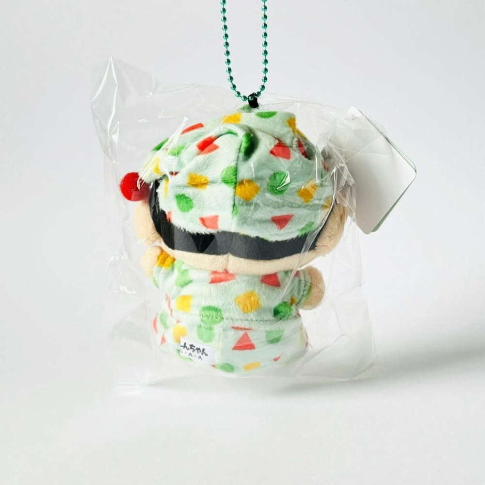 双葉社｜𝗙𝗨𝗧𝗔𝗕𝗔𝗦𝗛𝗔 クレヨンしんちゃん ぬいぐるみマスコット パジャマしんちゃん 蠟筆小新 睡衣小新 娃娃 吊飾-細節圖6