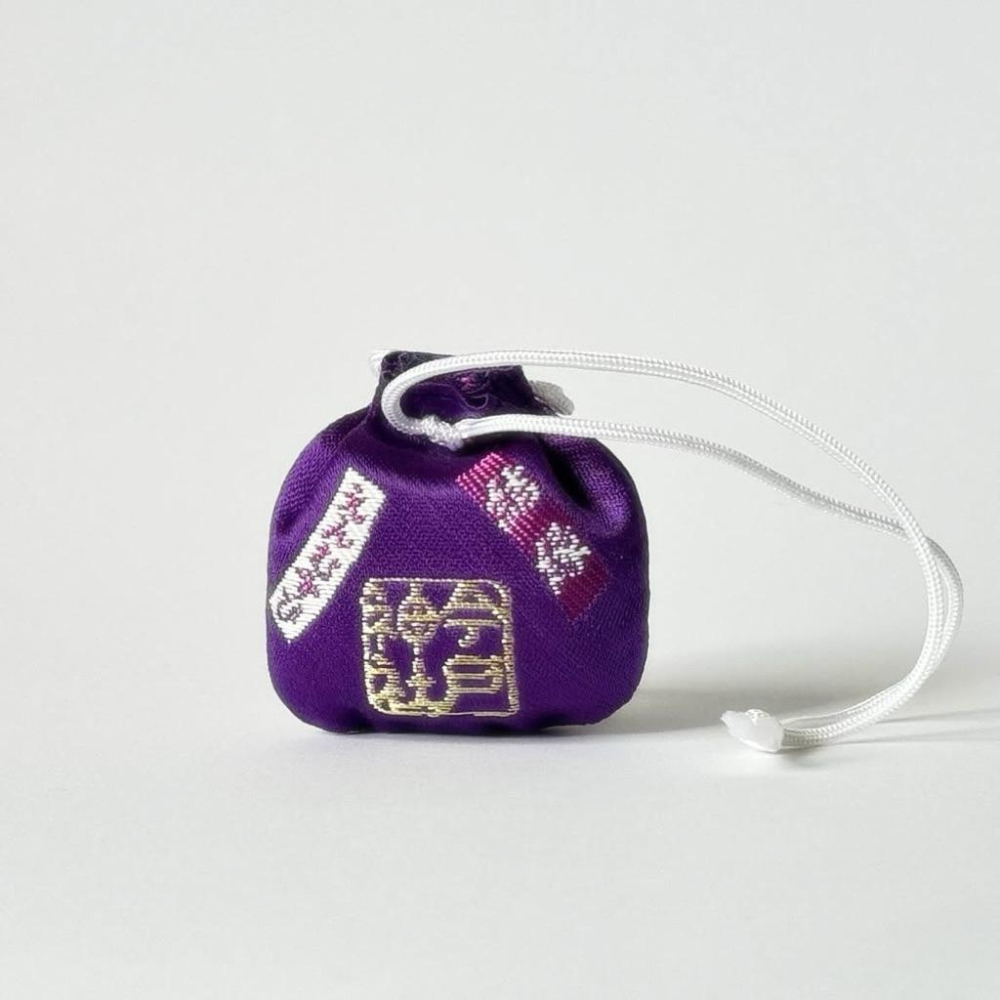 今戸神社｜𝗜𝗺𝗮𝗱𝗼 𝗝𝗶𝗻𝗷𝗮 招き猫 縁結御守 お守り 今戶神社 招財貓 結緣御守 紫色 淺草 東京-細節圖6