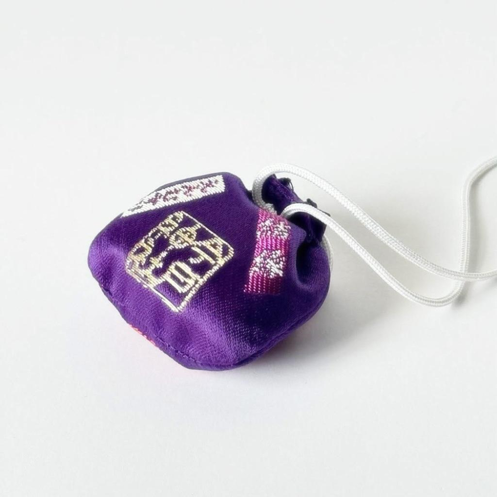 今戸神社｜𝗜𝗺𝗮𝗱𝗼 𝗝𝗶𝗻𝗷𝗮 招き猫 縁結御守 お守り 今戶神社 招財貓 結緣御守 紫色 淺草 東京-細節圖7