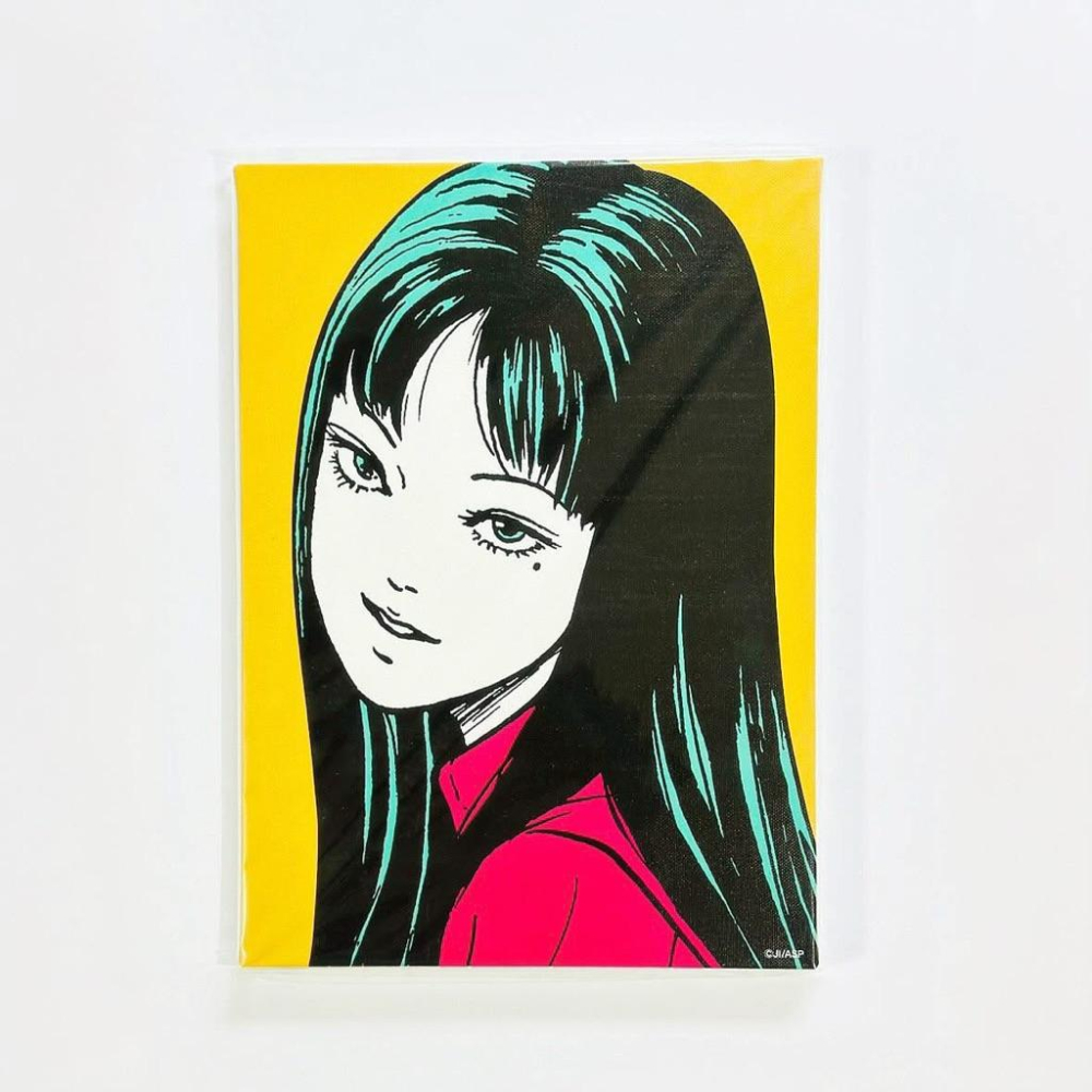 伊藤潤二𝗝𝘂𝗻𝗷𝗶 𝗜𝘁𝗼 富江𝟰カラーアートボードイエロー富江帆布