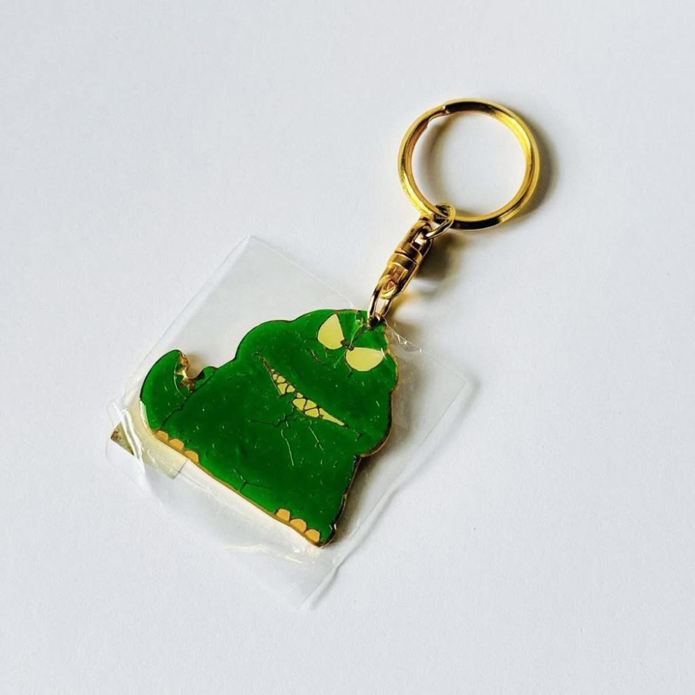 東宝｜𝗧𝗢𝗛𝗢 ゴジラ メタルキーホルダー 𝗚𝗼𝗱𝘇𝗶𝗹𝗹𝗮 𝗠𝗲𝘁𝗮𝗹 𝗞𝗲𝘆𝗰𝗵𝗮𝗶𝗻 哥吉拉 金屬鑰匙圈 昭和復古-細節圖4