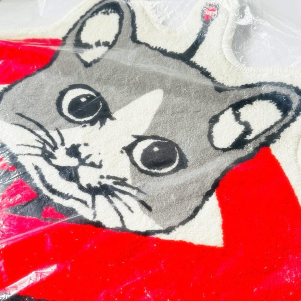 ヒグチユウコ｜𝗛𝗶𝗴𝘂𝗰𝗵𝗶 𝗬𝘂𝗸𝗼 ラグマット 𝗚𝗨𝗦𝗧𝗔𝗩𝗘 ギュスターヴくん 樋口裕子 古斯塔夫（章魚貓）地毯-細節圖5
