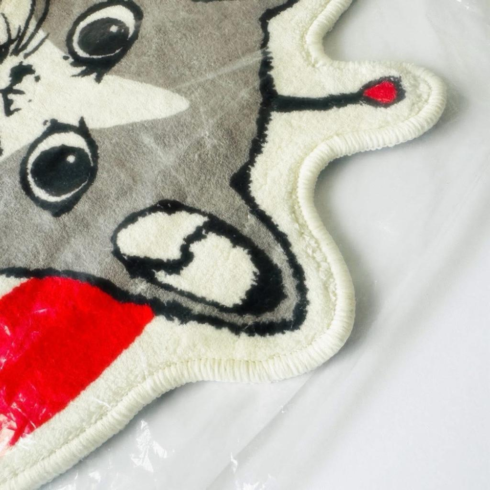 ヒグチユウコ｜𝗛𝗶𝗴𝘂𝗰𝗵𝗶 𝗬𝘂𝗸𝗼 ラグマット 𝗚𝗨𝗦𝗧𝗔𝗩𝗘 ギュスターヴくん 樋口裕子 古斯塔夫（章魚貓）地毯-細節圖6