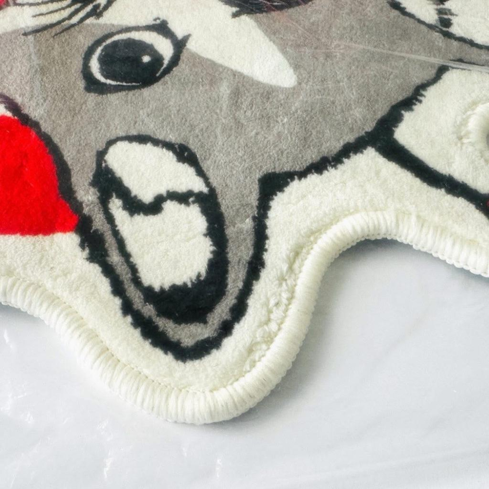 ヒグチユウコ｜𝗛𝗶𝗴𝘂𝗰𝗵𝗶 𝗬𝘂𝗸𝗼 ラグマット 𝗚𝗨𝗦𝗧𝗔𝗩𝗘 ギュスターヴくん 樋口裕子 古斯塔夫（章魚貓）地毯-細節圖7