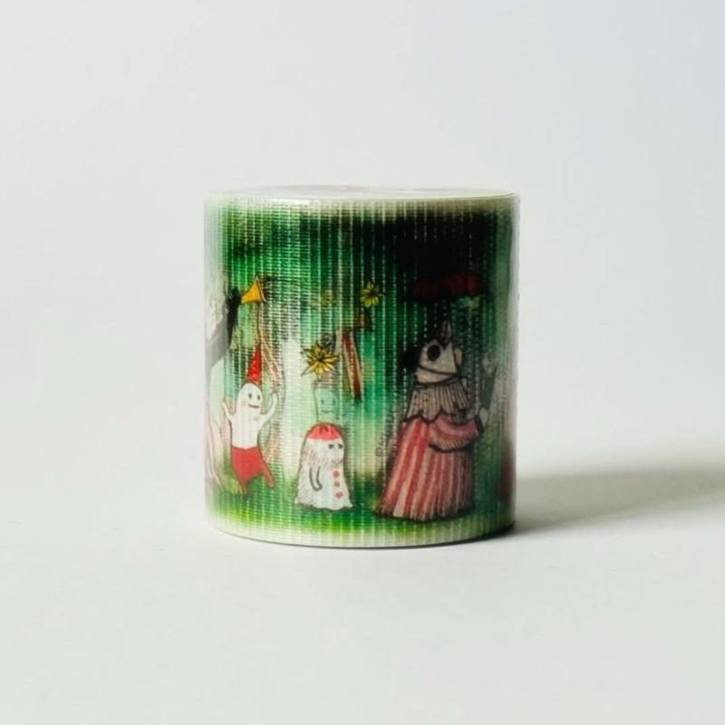 ヒグチユウコ｜𝗛𝗶𝗴𝘂𝗰𝗵𝗶 𝗬𝘂𝗸𝗼 養生テープ みんなでおでかけ 樋口裕子 膠帶 - 大家一起出門 - 日本製-細節圖8