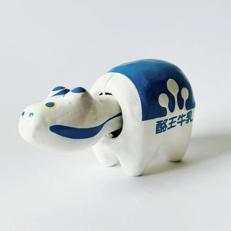 白河だるま総本舗 𝘅 酪王協同乳業株式会社 酪王牛乳べこ 白河達磨總本鋪  酪王牛乳部子 赤部子 緣起物 𝗔𝗞𝗔𝗕𝗘𝗞𝗢-細節圖5