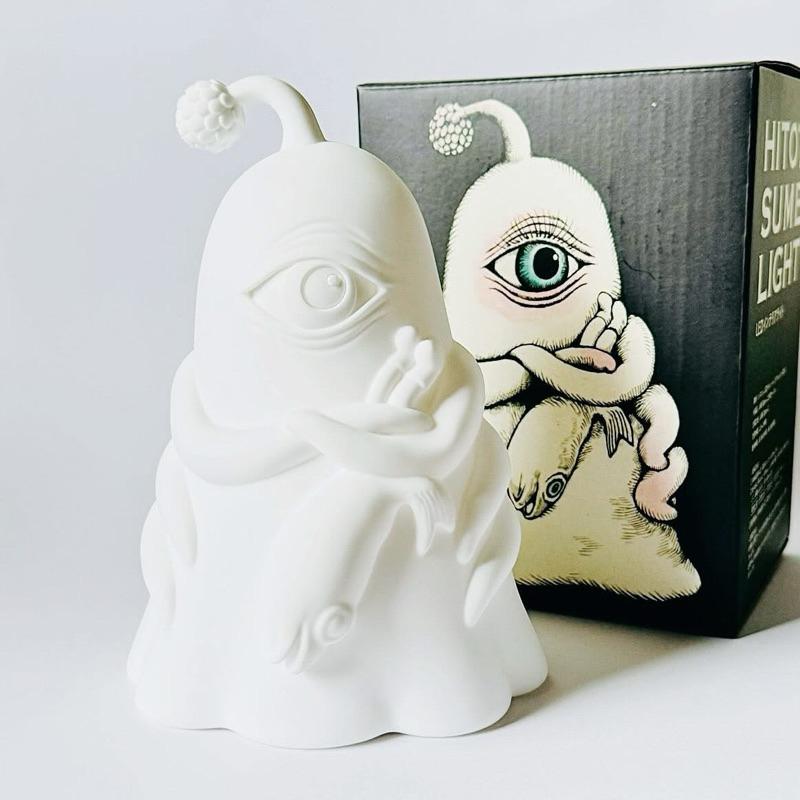 ヒグチユウコ｜𝗛𝗶𝗴𝘂𝗰𝗵𝗶 𝗬𝘂𝗸𝗼 ひとつめちゃんライト 𝗛𝗜𝗧𝗢𝗧𝗦𝗨𝗠𝗘 𝗟𝗜𝗚𝗛𝗧 樋口裕子 瞳醬造型燈-細節圖2