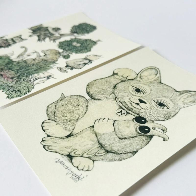 ヒグチユウコ 𝗛𝗶𝗴𝘂𝗰𝗵𝗶 𝗬𝘂𝗸𝗼 樋口裕子 明信片 布偶貓 奇蝦 𝗕𝗢𝗥𝗜𝗦 小春 瞳醬 植物 𝗣𝗼𝘀𝘁𝗰𝗮𝗿𝗱-細節圖3