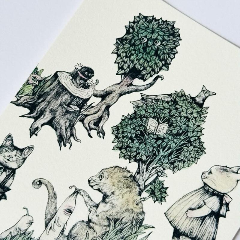 ヒグチユウコ 𝗛𝗶𝗴𝘂𝗰𝗵𝗶 𝗬𝘂𝗸𝗼 樋口裕子 明信片 布偶貓 奇蝦 𝗕𝗢𝗥𝗜𝗦 小春 瞳醬 植物 𝗣𝗼𝘀𝘁𝗰𝗮𝗿𝗱-細節圖7