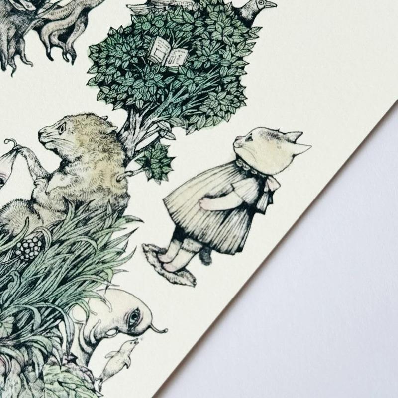 ヒグチユウコ 𝗛𝗶𝗴𝘂𝗰𝗵𝗶 𝗬𝘂𝗸𝗼 樋口裕子 明信片 布偶貓 奇蝦 𝗕𝗢𝗥𝗜𝗦 小春 瞳醬 植物 𝗣𝗼𝘀𝘁𝗰𝗮𝗿𝗱-細節圖8