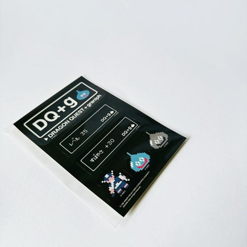 𝗴𝗿𝗮𝗻𝗶𝗽𝗵 𝘅 𝗗𝗥𝗔𝗚𝗢𝗡 𝗤𝗨𝗘𝗦𝗧 𝗗𝗤+𝗴 勇者鬥惡龍 史萊姆 貼紙 ドラゴンクエスト グラニフ-細節圖2