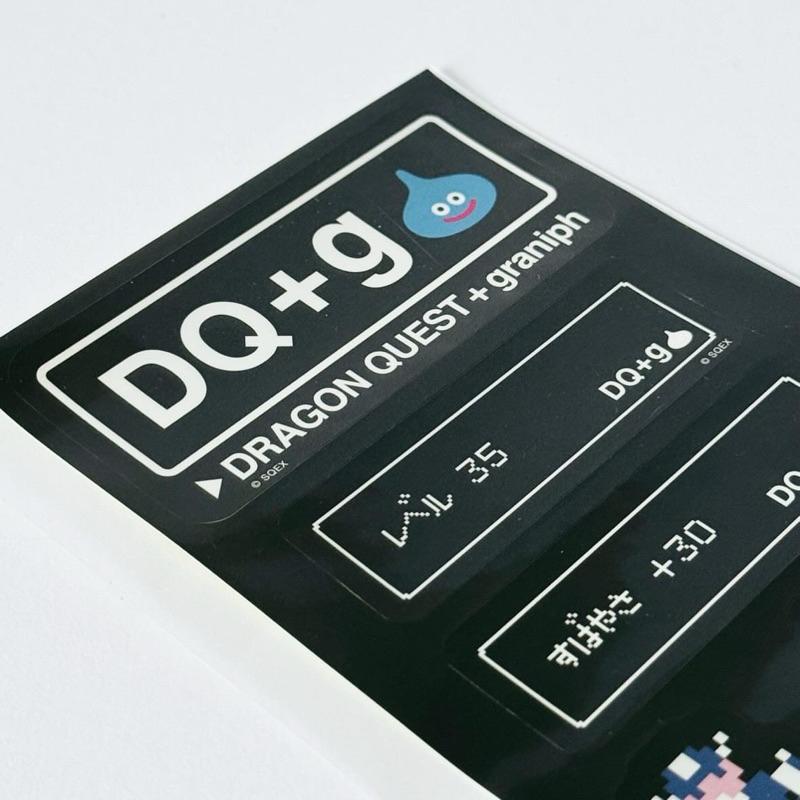 𝗴𝗿𝗮𝗻𝗶𝗽𝗵 𝘅 𝗗𝗥𝗔𝗚𝗢𝗡 𝗤𝗨𝗘𝗦𝗧 𝗗𝗤+𝗴 勇者鬥惡龍 史萊姆 貼紙 ドラゴンクエスト グラニフ-細節圖3