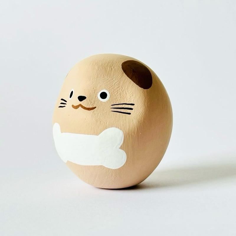 白河だるま総本舗 イヌだるま 𝗦 -ほね- 白河達磨總本鋪 狗狗達磨 骨頭 𝗦 達摩 不倒翁 𝗗𝗔𝗥𝗨𝗠𝗔 福島 日本-細節圖3