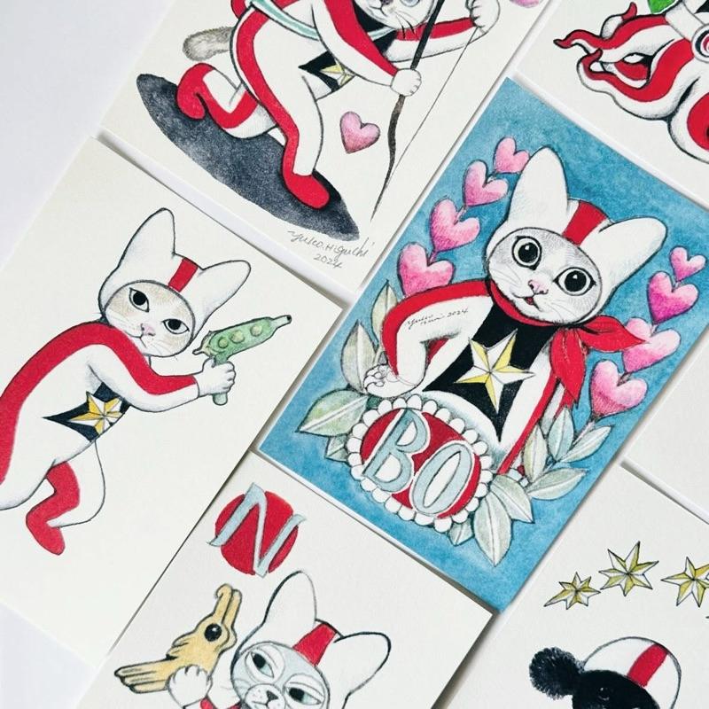 ヒグチユウコ 𝗛𝗶𝗴𝘂𝗰𝗵𝗶 𝗬𝘂𝗸𝗼 ポストカード ウルトラ𝗚 怪獣防衛隊 樋口裕子 𝗨𝗹𝘁𝗿𝗮 𝗚 明信片組合-細節圖4