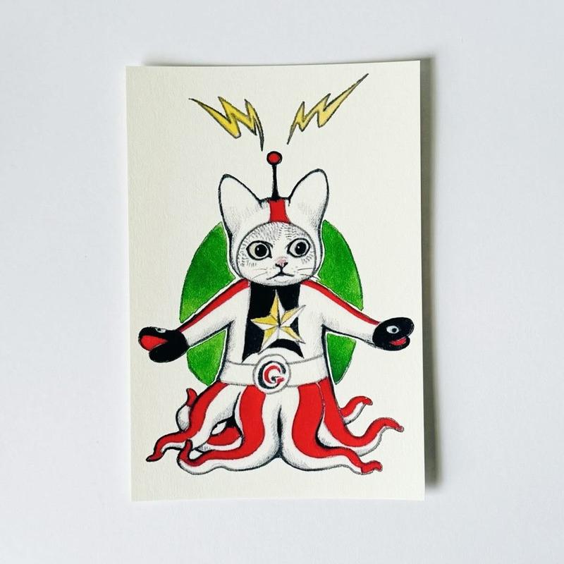 ヒグチユウコ 𝗛𝗶𝗴𝘂𝗰𝗵𝗶 𝗬𝘂𝗸𝗼 ポストカード ウルトラ𝗚 怪獣防衛隊 樋口裕子 𝗨𝗹𝘁𝗿𝗮 𝗚 明信片組合-細節圖7