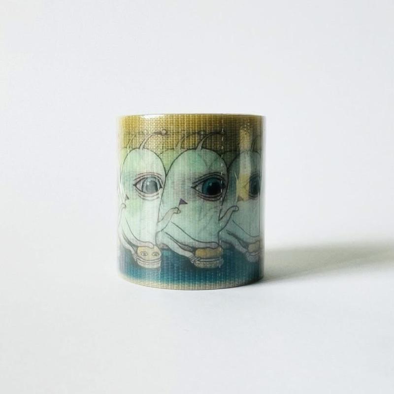 ヒグチユウコ｜𝗛𝗶𝗴𝘂𝗰𝗵𝗶 𝗬𝘂𝗸𝗼 養生テープ ひとつめ内職工場 ひとつめちゃん 樋口裕子 膠帶 -瞳醬副業工廠--細節圖5