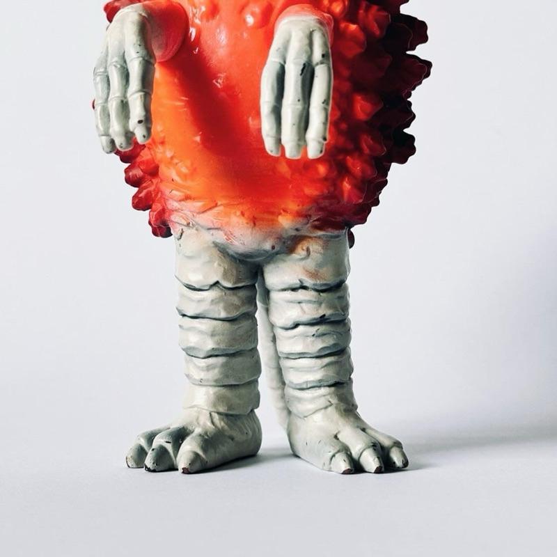𝗕𝗔𝗡𝗗𝗔𝗜 ウルトラ怪獣シリーズ ガラモン 𝗚𝗮𝗿𝗮𝗺𝗼𝗻 隕石怪獸 卡拉蒙 阿蒙 日本製 超人力霸王 怪獸 軟膠玩具-細節圖3
