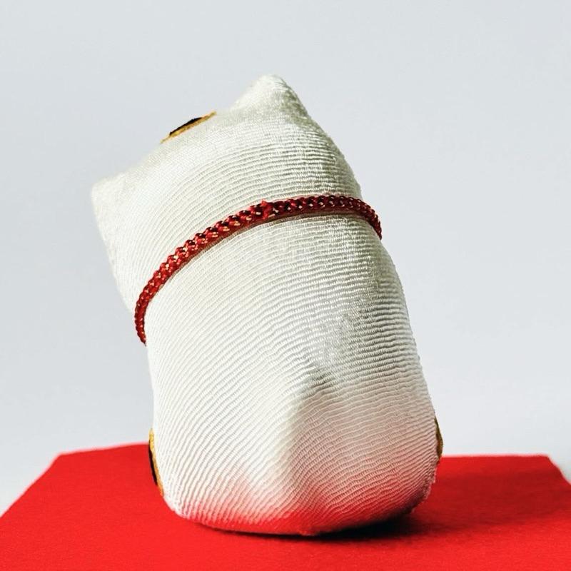 リュウコドウ｜𝗥𝘆𝘂𝗸𝗼𝗱𝗼 ちりめん大笑い猫（座)ブチ 招き猫 𝗠𝗮𝗻𝗲𝗸𝗶𝗻𝗲𝗸𝗼 龍虎堂 縮緬大笑貓 京都 日本-細節圖7