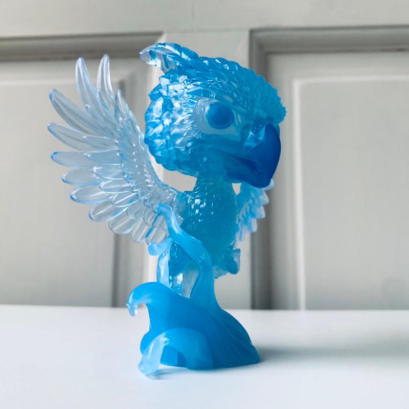 Funko POP  Harry Potter PATRONUS 哈利波特 鄧不利多 校長 守護靈 護法 鳳凰 藍色透明-細節圖2