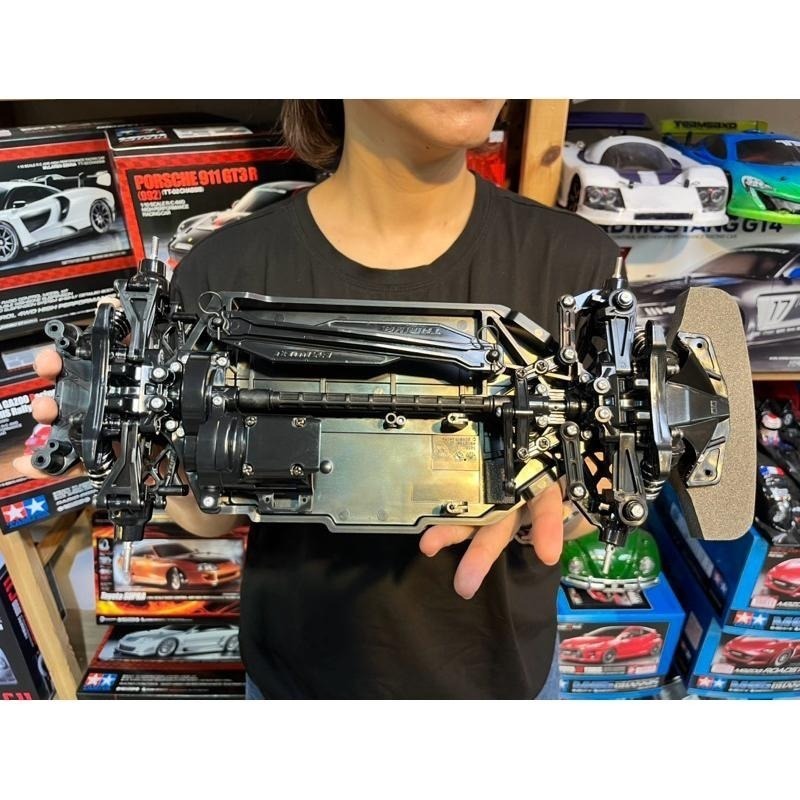 手工細組，田宮Tamiya TT-02車身組，車身組合完成品-細節圖2