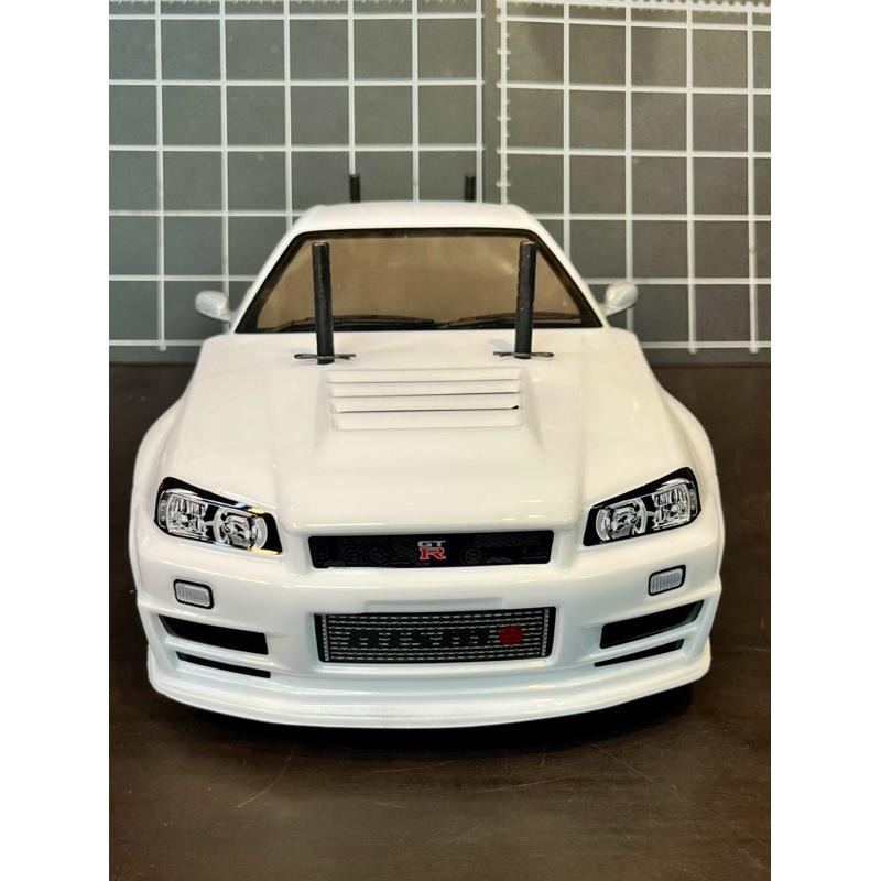 手工細組，田宮Tamiya TT-02組合完成品，包含原廠車殼噴塗完成，全套到手即可玩-細節圖2