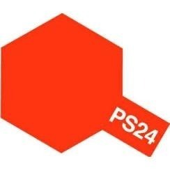 田宮TAMIYA PS24 PS-24 螢光橘色透明車殼噴漆-細節圖2
