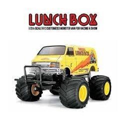 Tamiya 田宮LUNCH BOX 便當大腳車，白底硬殼，含電變馬達58347，固來公司貨-細節圖5