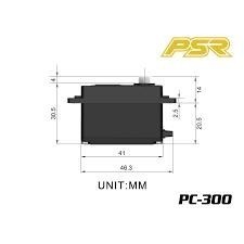 POWERSTAR PC-300 DIGITAL SERVO 數位短板伺服機 塑膠齒-細節圖4