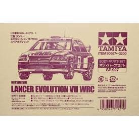 田宮TAMIYA 50927 1/10 拉力平跑透明車殼三菱Lancer Evo.7 WRC（不附人偶）-細節圖3