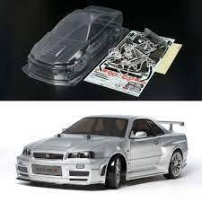 田宮TAMIYA 1/10電動房車透明殼GTR R34 附燈座 固來公司貨-細節圖4