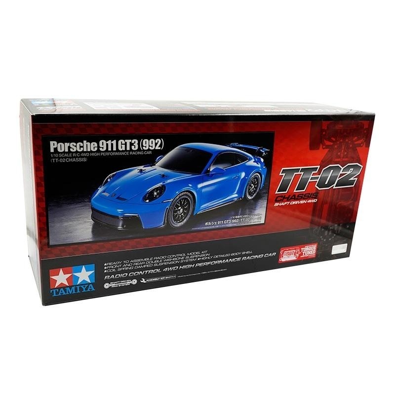 （原盒拆寄）田宮TAMIYA 58712 Porsche 911 GT3 (992) (TT-02)固來公司貨-細節圖2