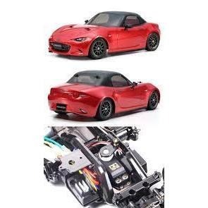 （原盒拆寄）田宮TAMIYA 58624 MAZDA MX-5 1/10電動遙控車M-05底盤，固來公司貨-細節圖3