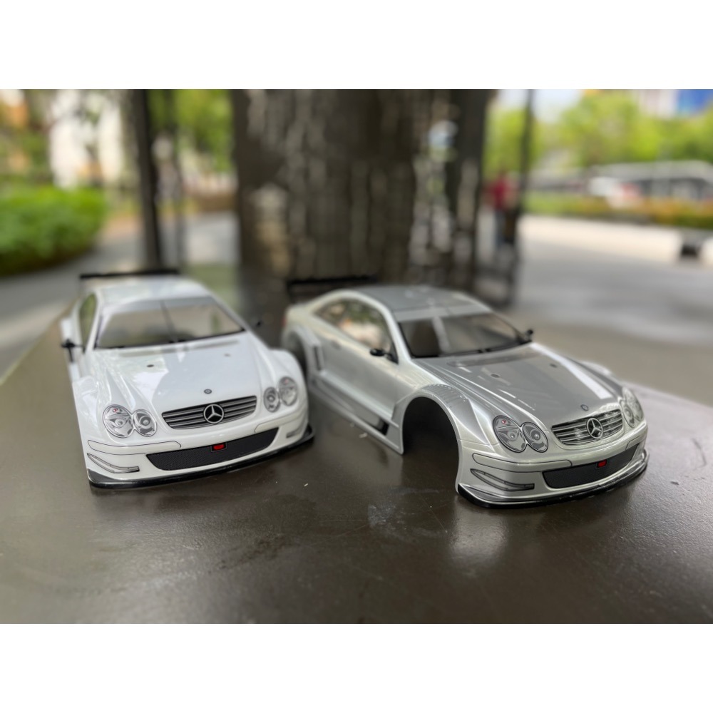 田宮原廠沒單賣的殼賓士AMG CLK，手工剪好鑽好也噴好的殼-細節圖7