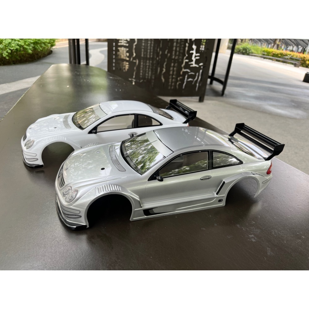 田宮原廠沒單賣的殼賓士AMG CLK，手工剪好鑽好也噴好的殼-細節圖3