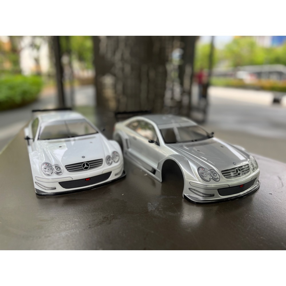 田宮原廠沒單賣的殼賓士AMG CLK，手工剪好鑽好也噴好的殼-細節圖7