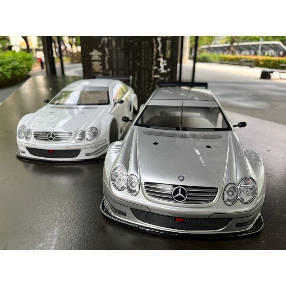 田宮原廠沒單賣的殼賓士AMG CLK，手工剪好鑽好也噴好的殼-細節圖2