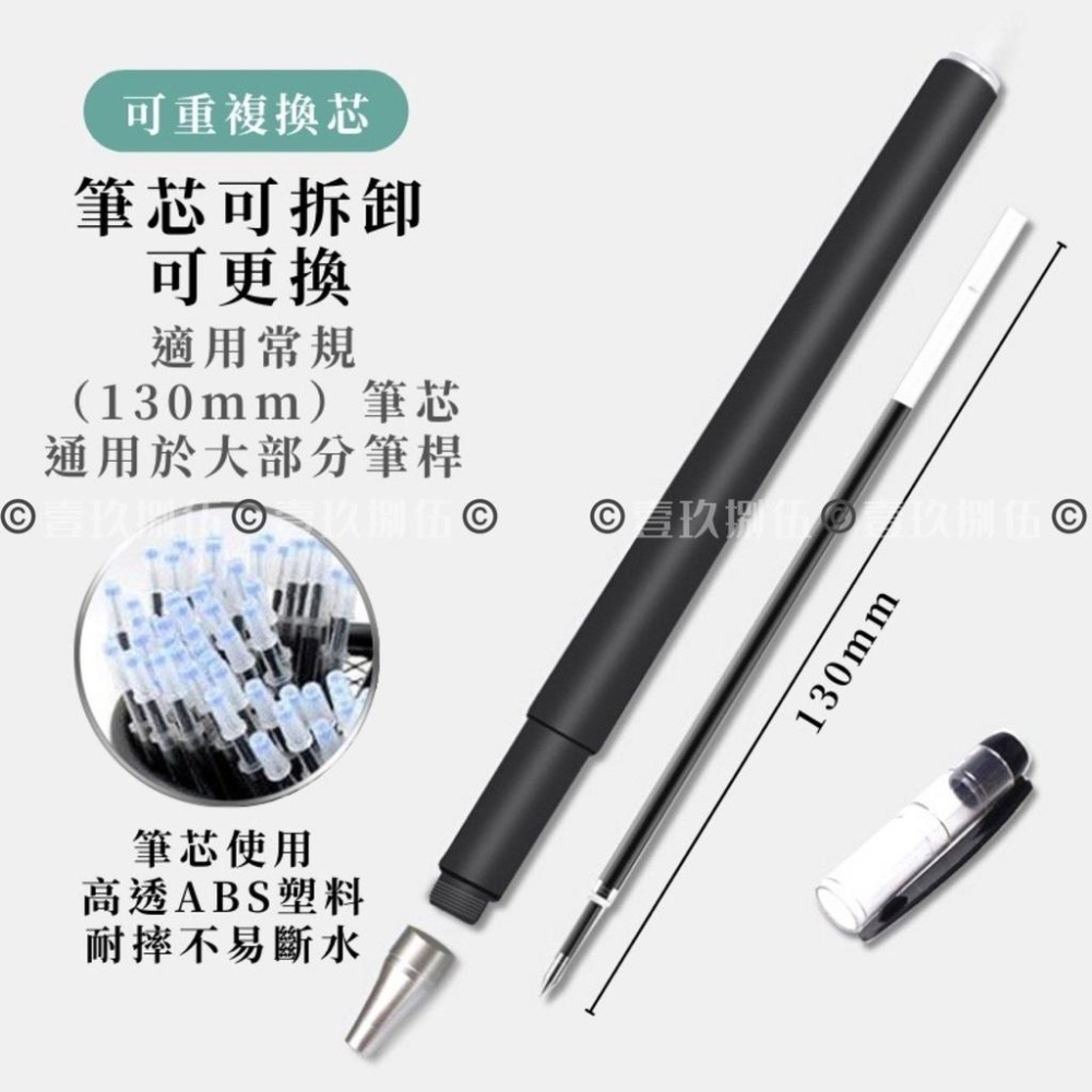 【0.5mm】中性原子筆 子彈型 圓珠筆 中性筆 文具【附電子發票 快購 批發】簽字筆 筆 文具 原子筆 辦公室文具-細節圖5